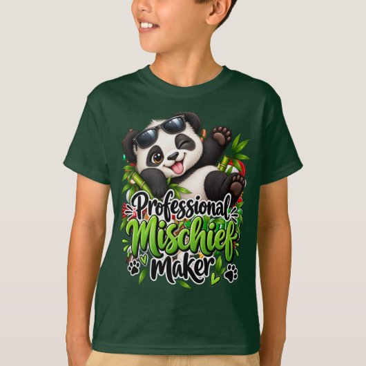 Professionele Bendeleider Panda T-shirt (Voorkant)