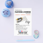 Professionele bepleisterings- en afschuimdiensten  flyer (Enkel)