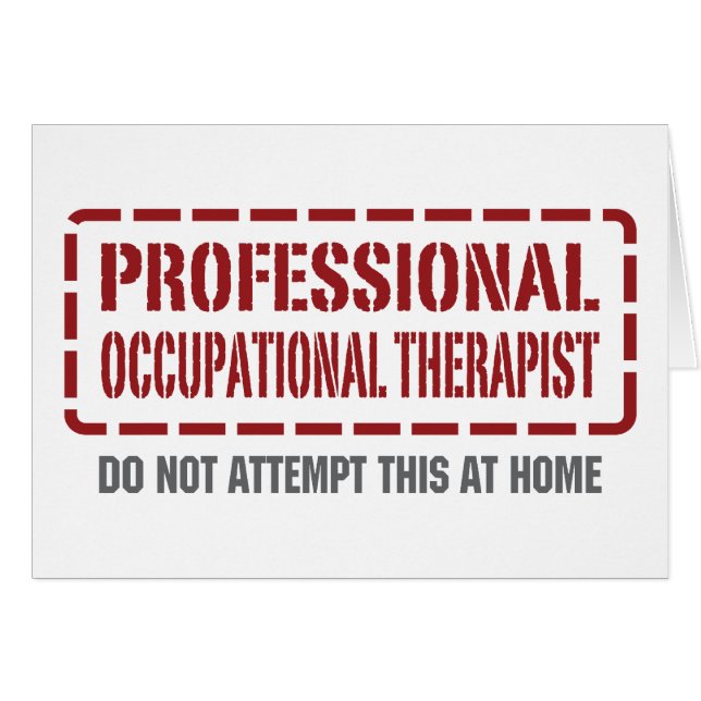 Professionele beroepsmatige Therapist (Voorkant Horizontaal)