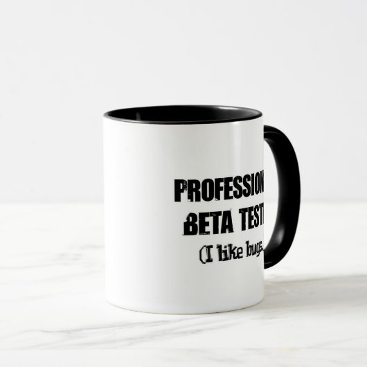 professionele bèta-tester (zoals insecten) mok (Voorkant rechts)