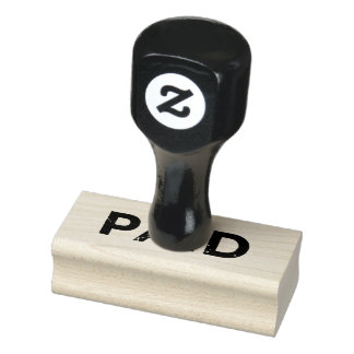 Professionele BETAALD Houten Kunst Rubber Stempel