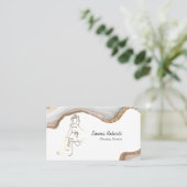 Professionele Betrouwbare Schoonmaakdiensten Zakel Visitekaartje (Staand voorkant)