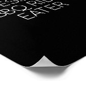 Professionele BHP ribs Eater Shirt Gift for Bq Rib Poster (Hoek)