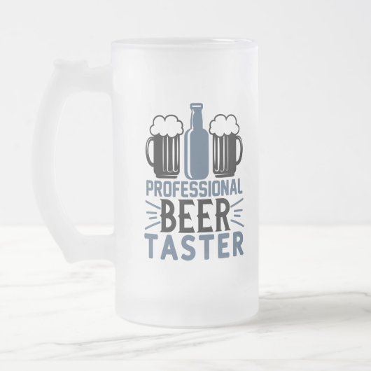 Professionele bierproever Frosted Beer Mok (Links)