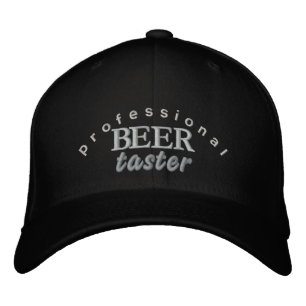 Professionele bierproever geborduurd Pet