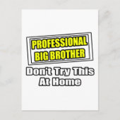 Professionele Big Brother...Joke Briefkaart (Voorkant)