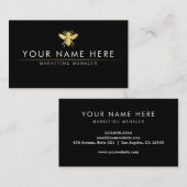 professionele bijenhouder honing visitekaartje (Voorkant / Achterkant)