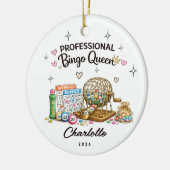 Professionele Bingo Koningin Ornament (Links)