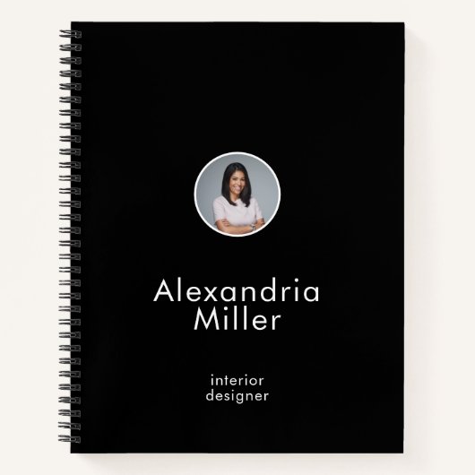 Professionele Bio QR-code Notitieboek (Voorkant)