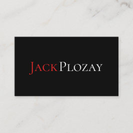 Professionele bioscoop en kunstwerken Moderne foto Visitekaartje