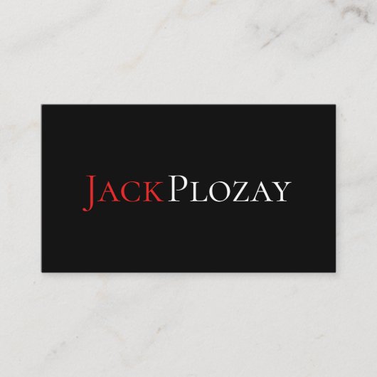 Professionele bioscoop en kunstwerken Moderne foto Visitekaartje (Voorkant)