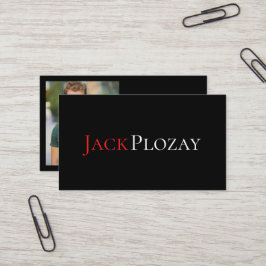 Professionele bioscoop en kunstwerken Moderne foto Visitekaartje