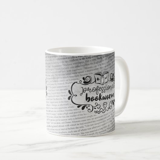 Professionele bladwijzer koffiemok (Voorkant rechts)