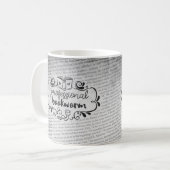 Professionele bladwijzer koffiemok (Voorkant links)