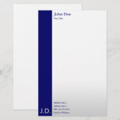 professionele blauwdruk briefpapier (Voorkant / Achterkant)