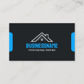 Professionele Blauwe Dakbedekking Real Estates Shi Visitekaartje (Achterkant)