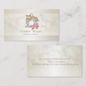 Professionele Bloemnaaimachine Cat Bokeh Visitekaartje (Voorkant / Achterkant)