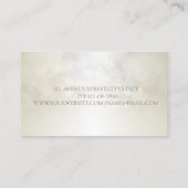 Professionele Bloemnaaimachine Cat Bokeh Visitekaartje (Achterkant)