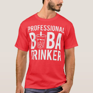 Professionele Boba Drinker Bubble Tea 1570 T-shirt