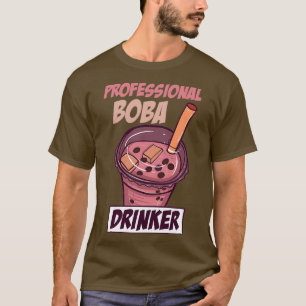 Professionele Boba Drinker Funny Bubble Tea 1 T-shirt