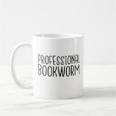 Professionele boekenwurm - voor bibliothecarissen, koffiemok (Links)