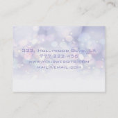 professionele bokeh parels visitekaartje (Achterkant)