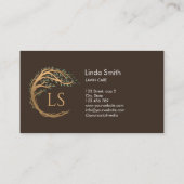 Professionele Boom Lawn Care Landschapsarchitectuu Visitekaartje (Achterkant)