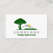 Professionele boom trimmen service QR-code Visitekaartje (Voorkant)