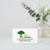 Professionele boom trimmen service QR-code Visitekaartje (Staand voorkant)