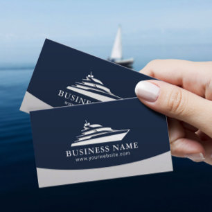 Professionele Boot Verhuur Sales Onderhoud Marine Visitekaartje