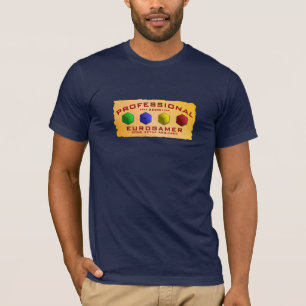 Professionele bordgamer t-shirt