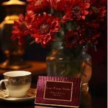 Professionele Bourgogne Faux Crocodile Custom