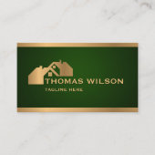 Professionele Bouw Handyman Carpenter Dak Visitekaartje (Voorkant)