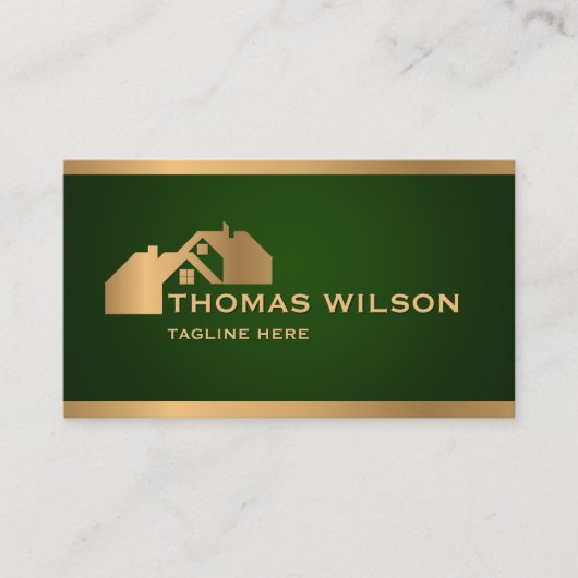 Professionele Bouw Handyman Carpenter Dak Visitekaartje (Voorkant)