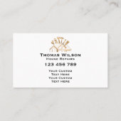 Professionele Bouw Handyman Reparatie Gereedschap Visitekaartje (Achterkant)