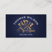 Professionele Bouw Handyman Reparatie Gereedschap Visitekaartje (Voorkant)