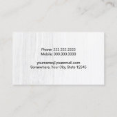 Professionele Bouw Zware Materiaalexploitant Visitekaartje (Achterkant)