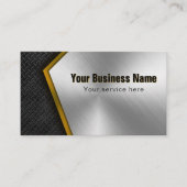 Professionele bouwer Metaal Visitekaartje (Voorkant)