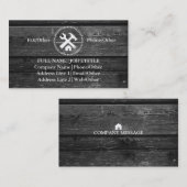 Professionele Bouwer Timmerman Gereedschap Houtbew Visitekaartje (Voorkant / Achterkant)