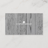 Professionele bouwer timmerwerktuigen visitekaartje (Achterkant)