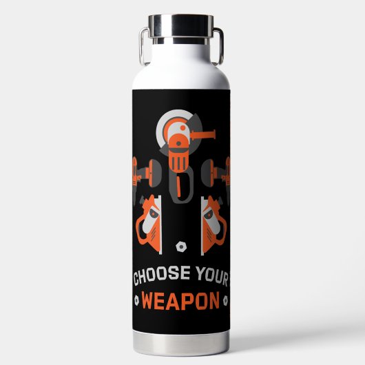 Professionele bouwers waterfles (Voorkant)