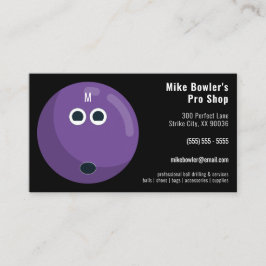 Professionele Bowling Pro-winkel | Zwart Visitekaartje
