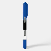 Professionele bowlingtrainer | Initialen Deep Blue Case-Mate iPhone Case (Achterkant / Rechts)