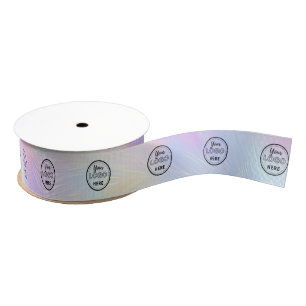Professionele Branding Iridescent Opal Stijlvolle Grosgrain Lint