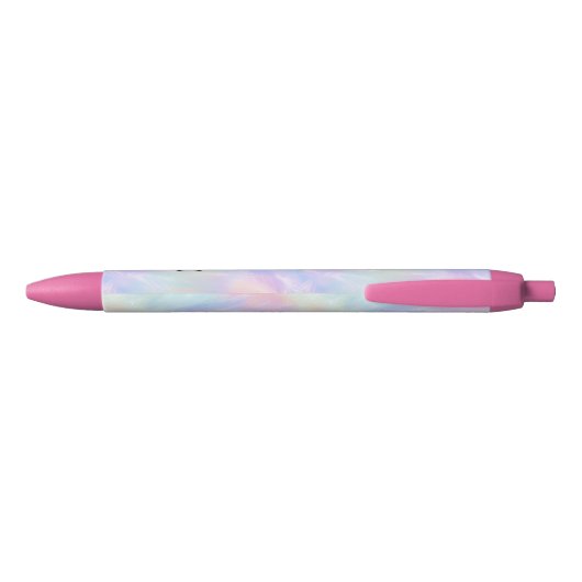 Professionele Branding Iridescent Opal Stijlvolle Zwarte Inkt Pen (Achterkant)