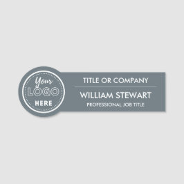 Professionele Branding logo Navy Medewerkers Naamplaatje