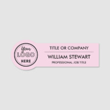 Professionele Branding logo Pink Medewerker Person