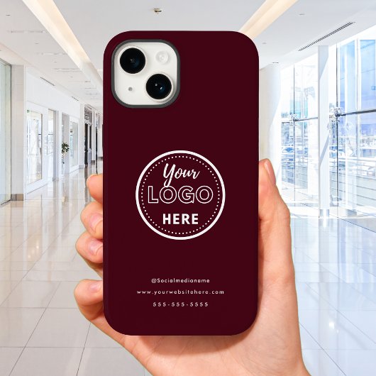 Professionele Branding Minimalistische Logo Bourgo Case-Mate iPhone Case