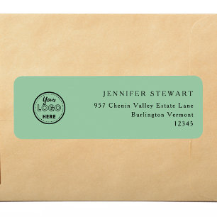 Professionele Branding Minimalistische Logo Mint G Etiket