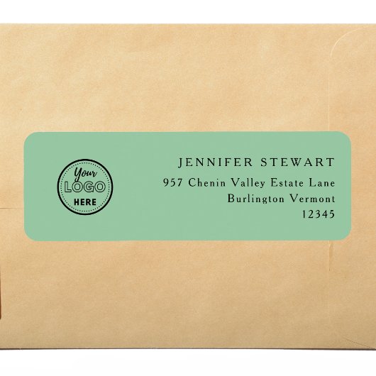 Professionele Branding Minimalistische Logo Mint G Etiket